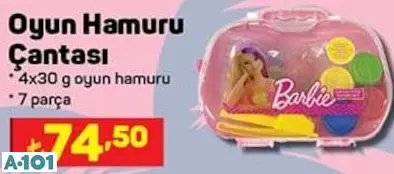 BARBİE OYUN HAMURU ÇANTASI BARBİE OYUN HAMURU ÇANTASI